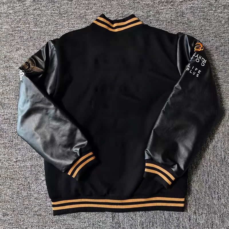 2024 World Championship HLE Baseball Jersey American PU Leather Team Jersey / S14 Expedition Viper Embroidered Jacket - Image 8