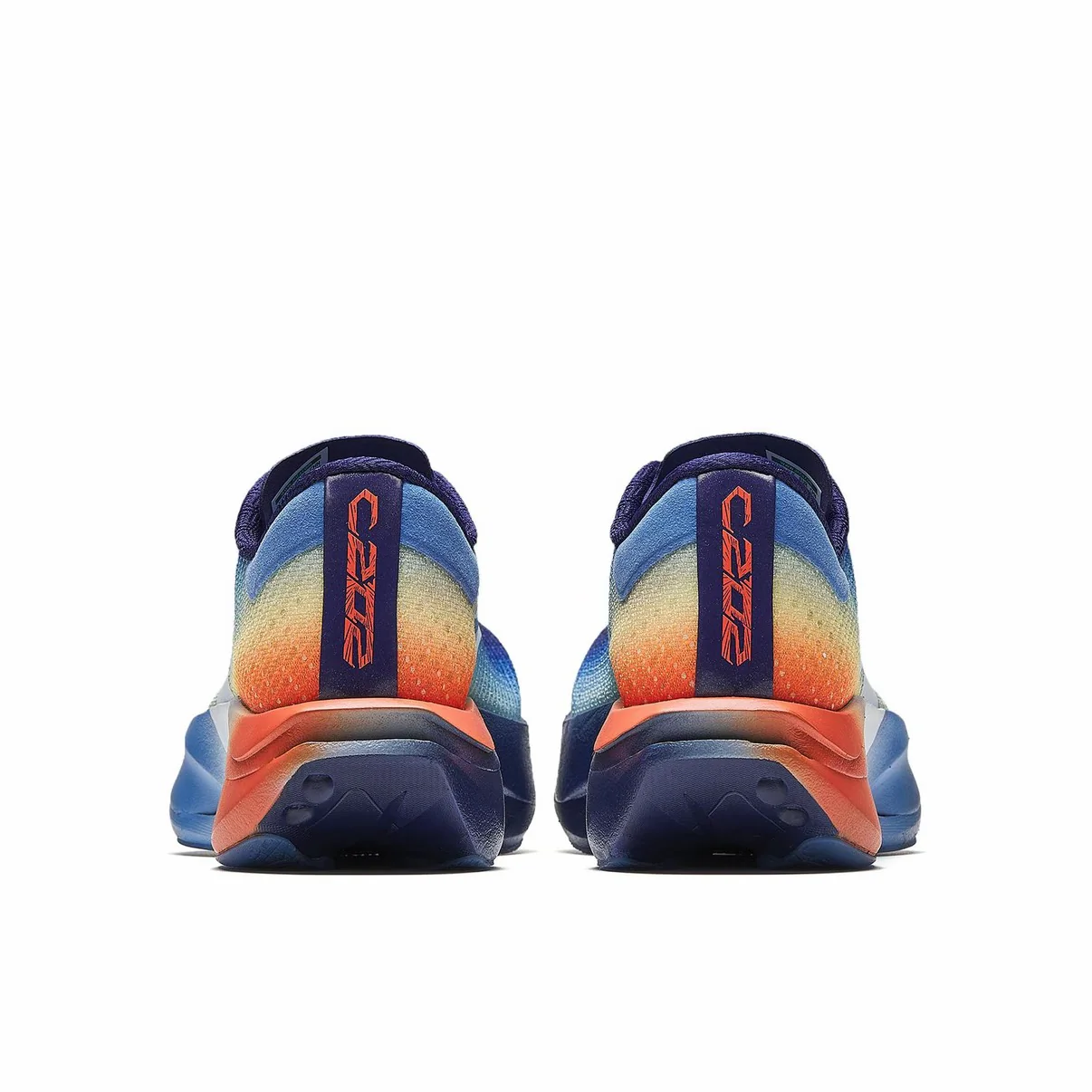 （Women & Men）Anta C202 7.0 Double-Layer Nitrogen 85 Technology Running Shoes - Blue/Orange - Image 4