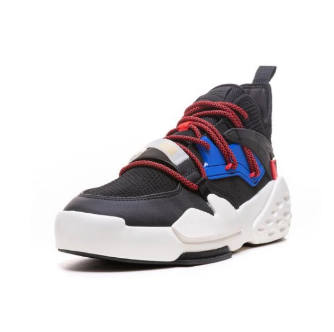 Anta Men's Badao 5 Mid Black/Blue/White - Image 2