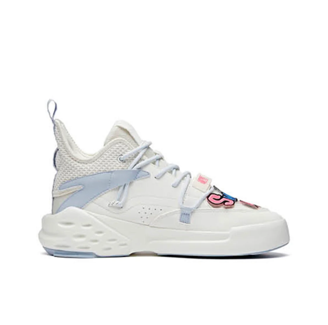 Anta Men's Badao 5 Mid White/Blue - Image 5