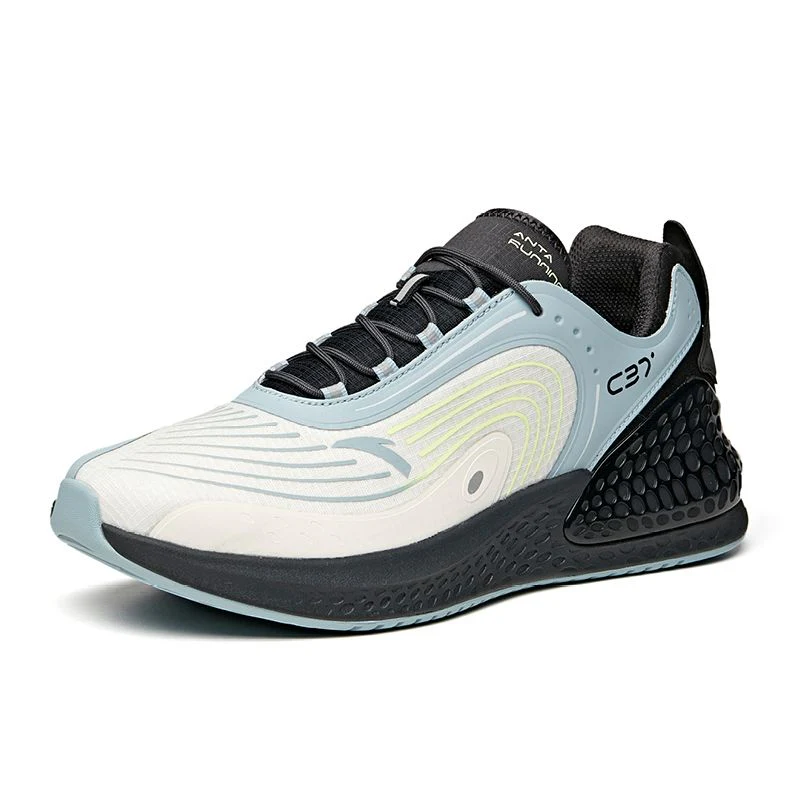 Anta Men's C37+ Plus Running Black/Blue - Image 2