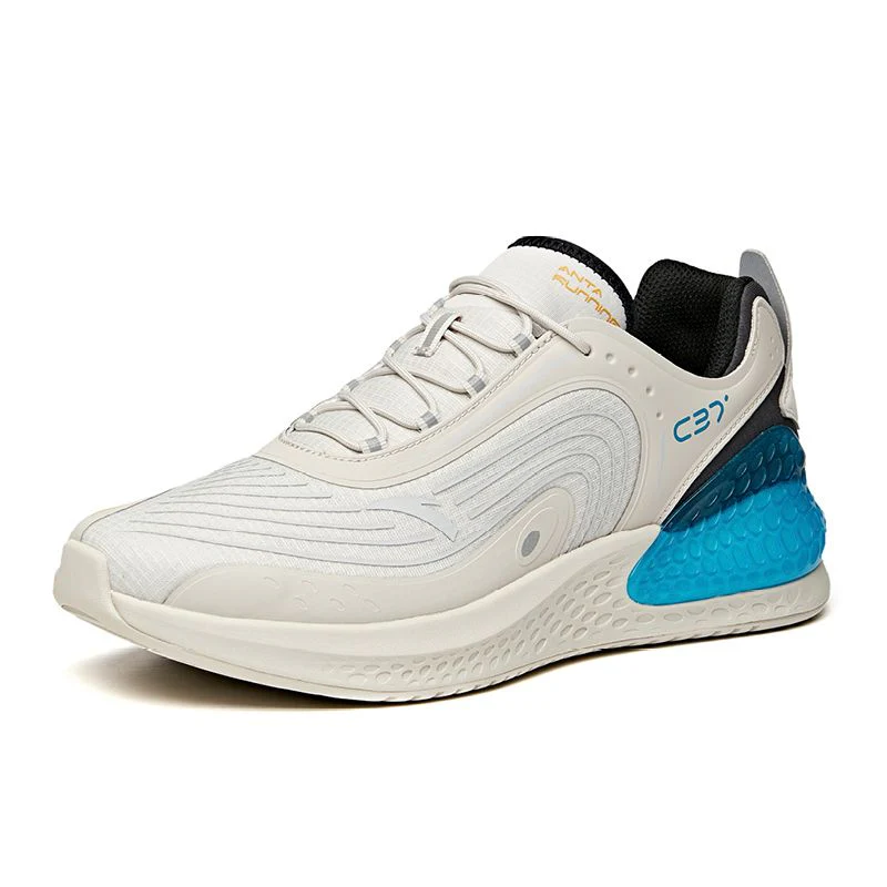 Anta Men's C37+ Plus Running Gray/Black/Blue - Image 5