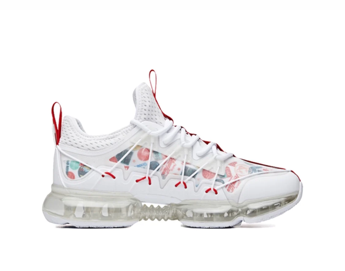 Anta Men's Coca Cola White/Red/Blue - Image 2