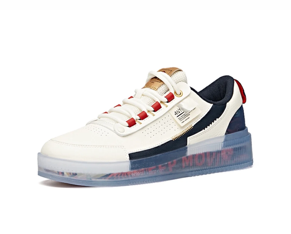 Anta Men's Life Series Jelly Low White/Black/Red - Image 2