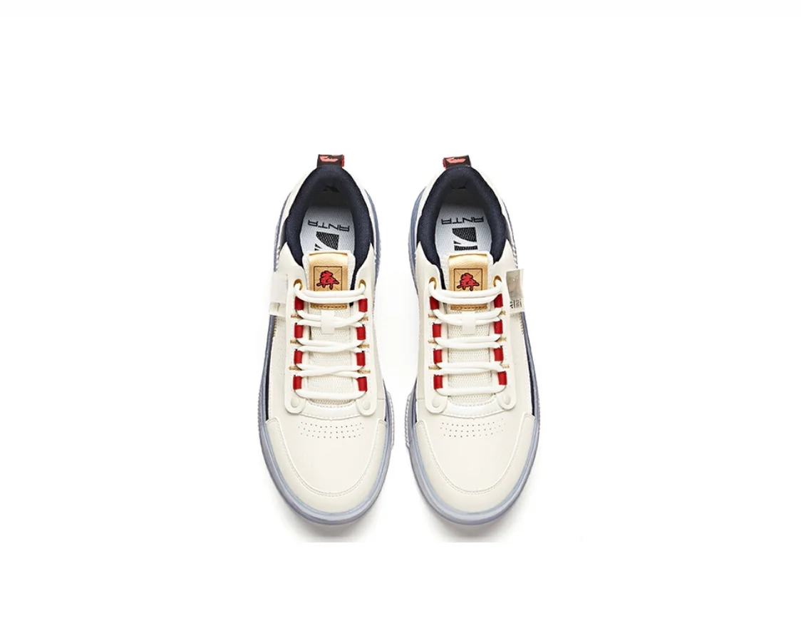 Anta Men's Life Series Jelly Low White/Black/Red - Image 3