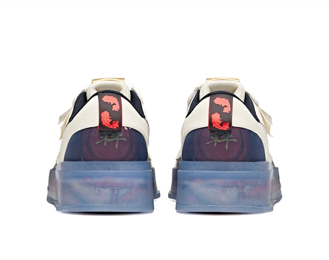 Anta Men's Life Series Jelly Low White/Black/Red - Image 4