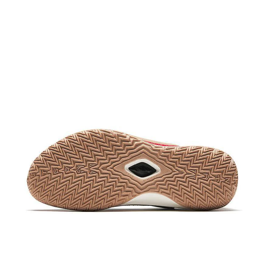 Anta Shock Wave 6 - White/Black/Red - Image 3