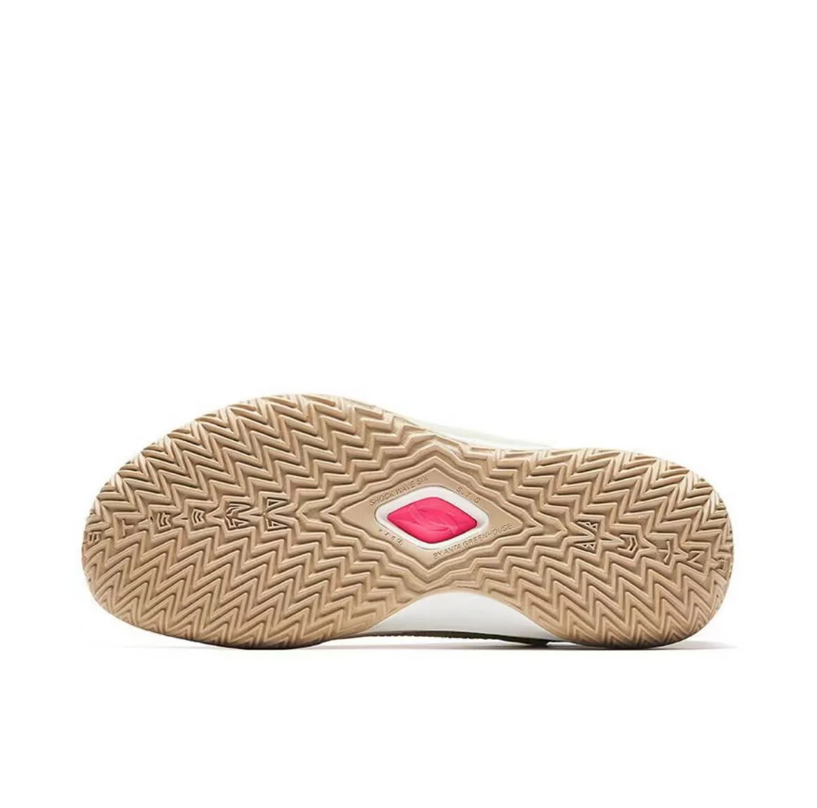 (Women & Men）Anta Shock Wave 6 - Yellow/Brown/Pink - Image 5