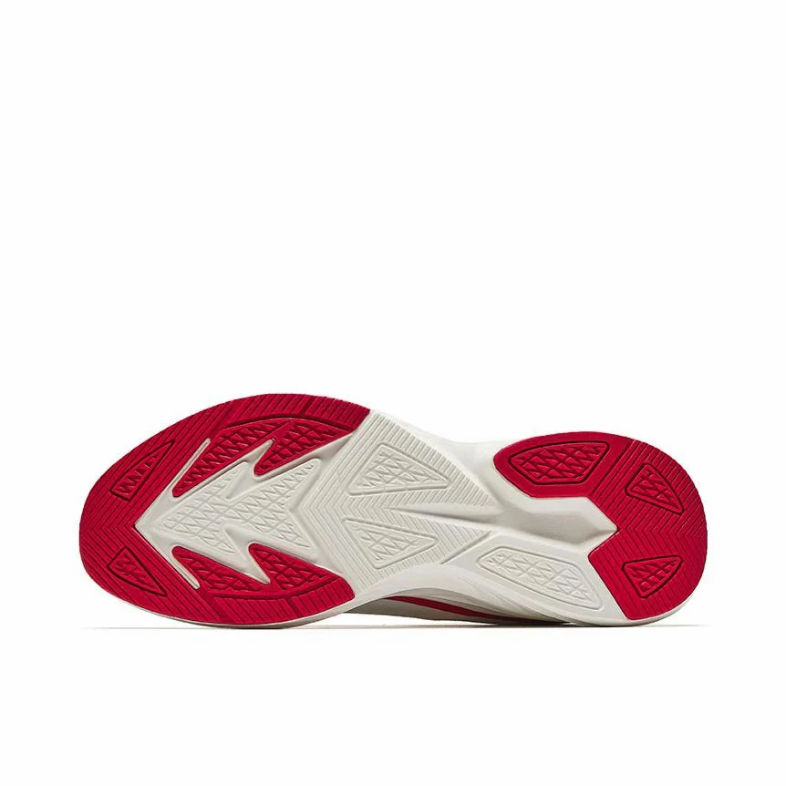 【Yibo Wang】 Anta Stinger 6 Fabric PP Film Running Shoes - White/Classic Red - Image 3