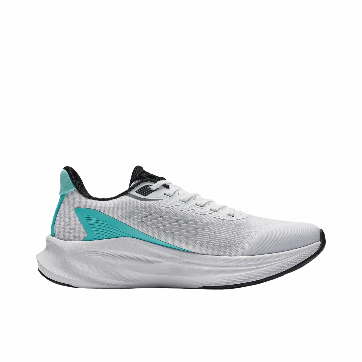 【Yibo Wang】 Anta Stinger 6 Fabric PP Film Running Shoes - White/Clear Blue - Image 6