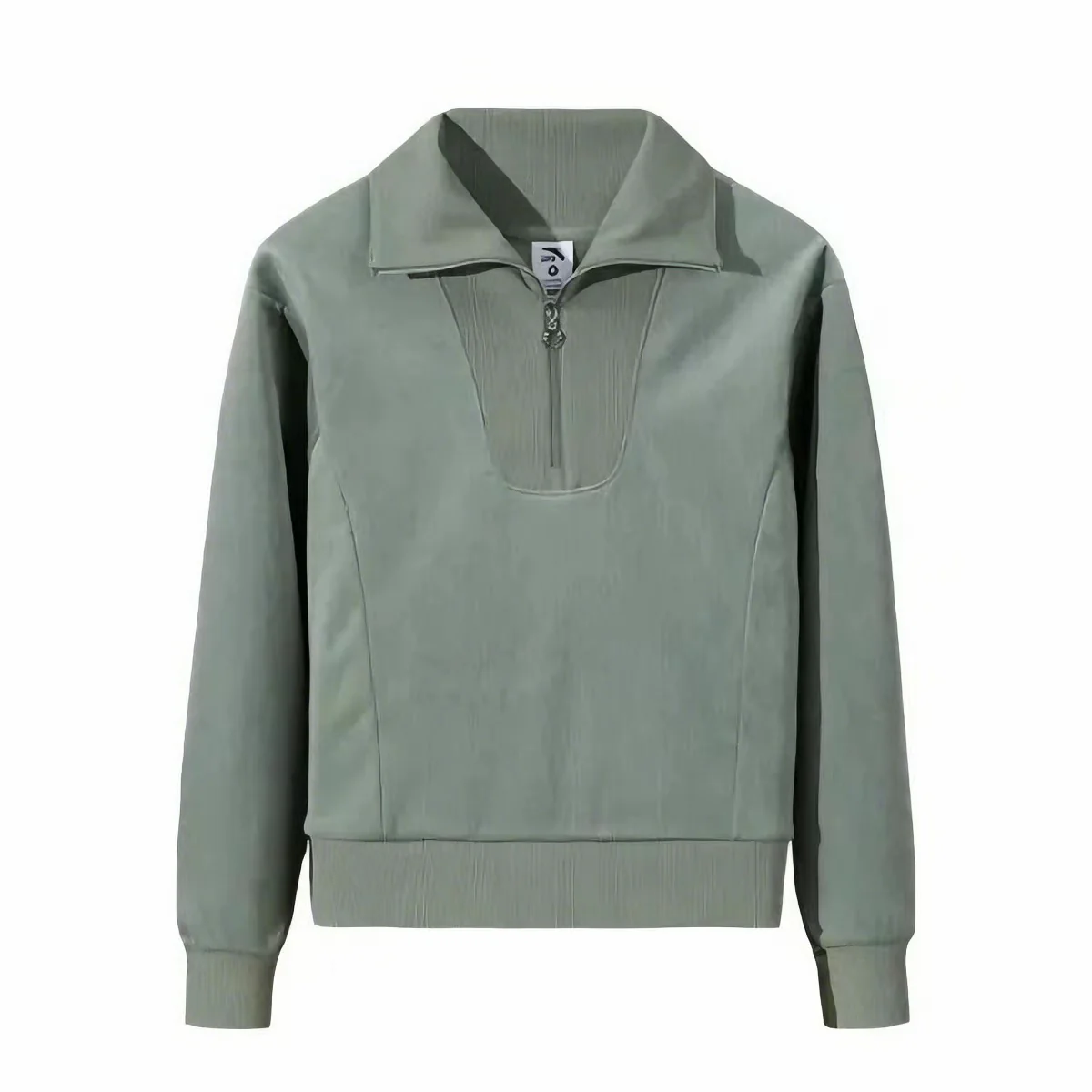 【Gu Ailing】Anta Training Series Pullover Collar Half-Zip Sweatshirt - Image 6