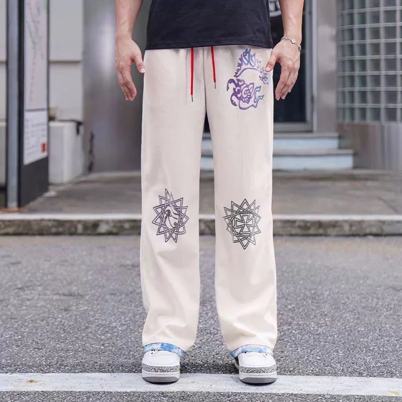 Bohemian style sports casual sweatpants - Image 3