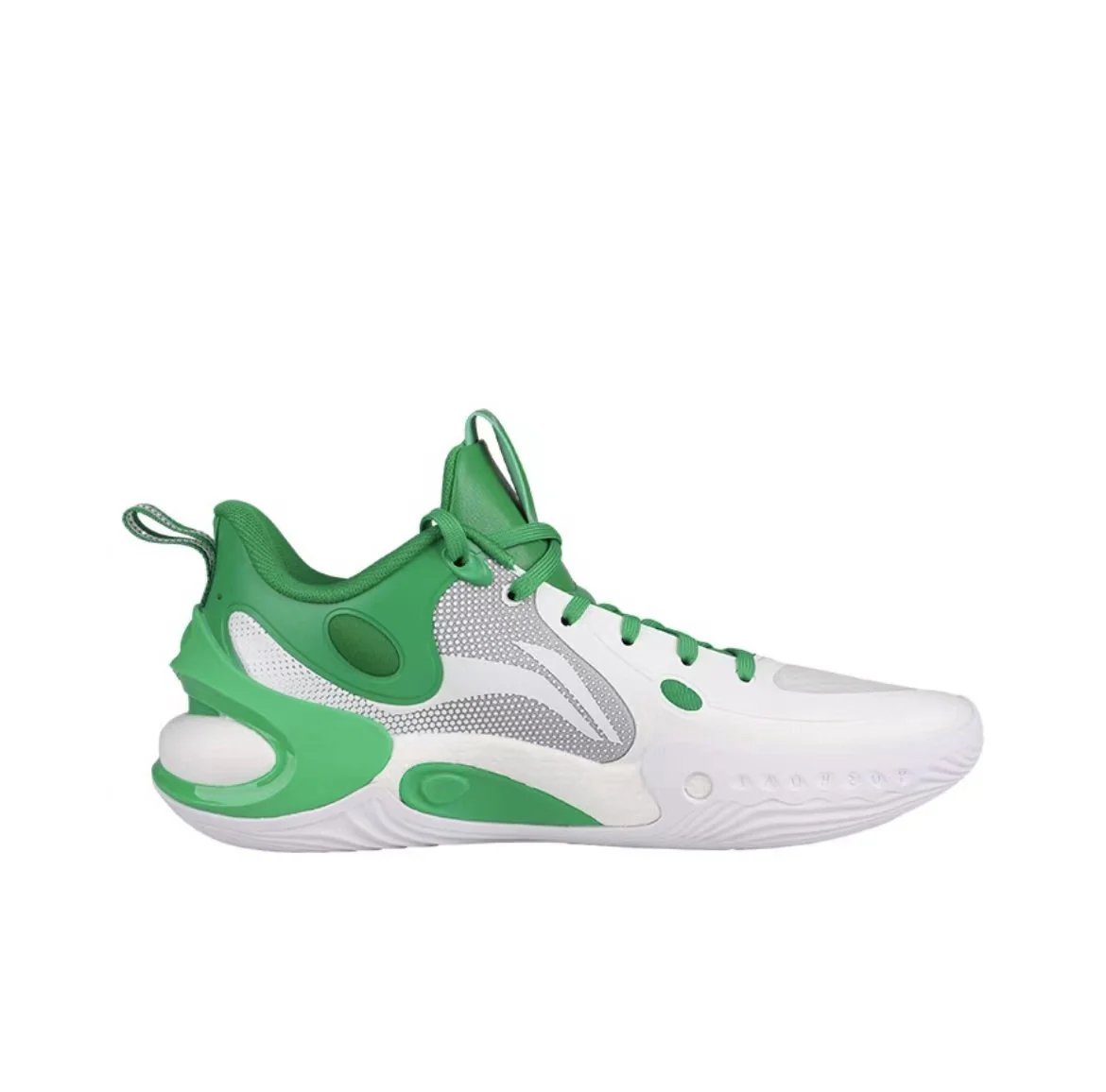 CBA x Li-Ning Yushuai 17 Low - Green/White/Yellow - Image 2