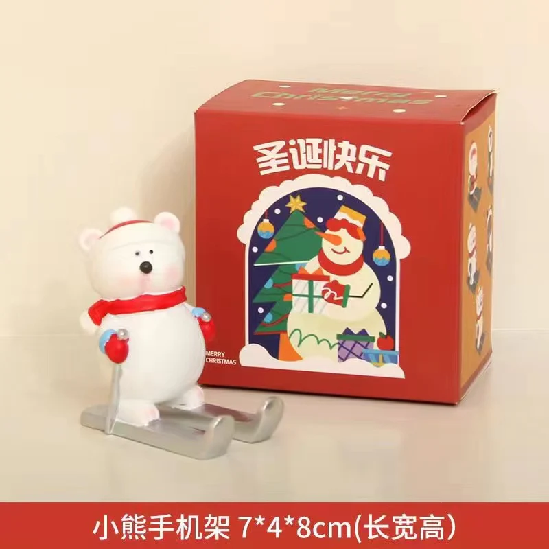 Christmas Gifts | Santa Claus Elk Desktop Phone Holder - Image 4