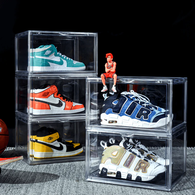 Clear Acrylic Plastic Shoe Box - Image 3