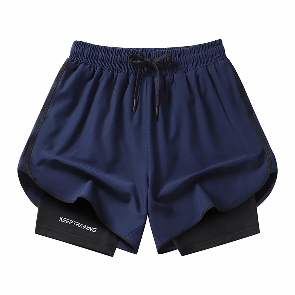 Double-layer Marathon/Running Quick-drying Shorts - Image 11
