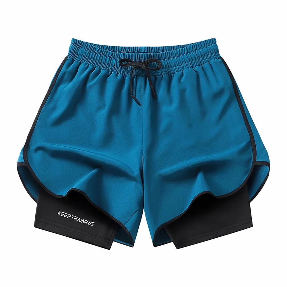 Double-layer Marathon/Running Quick-drying Shorts - Image 9