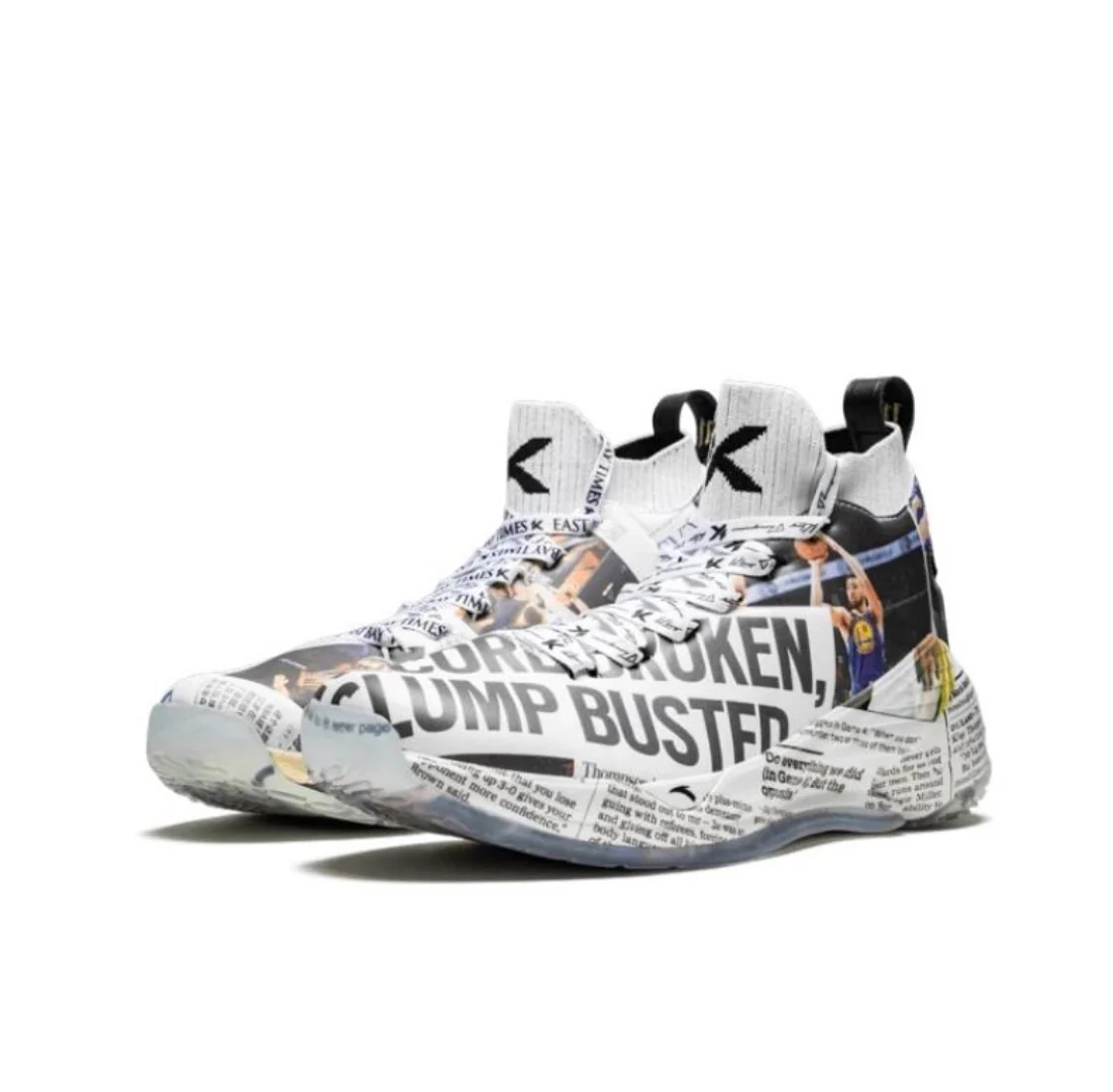 East Bay Times x Anta Men's Klay Thompson Kt4 Newspaper - Image 2
