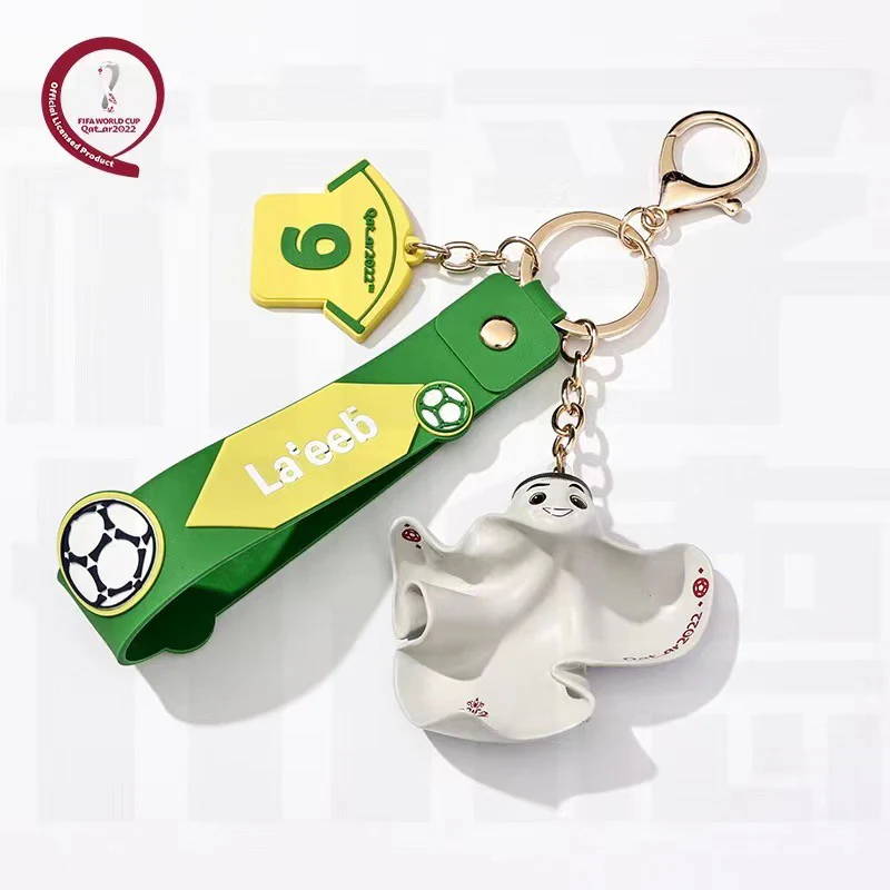 FIFA2022 Qatar World Cup Soccer Souvenir Argentina Brazil Keychain - Image 3