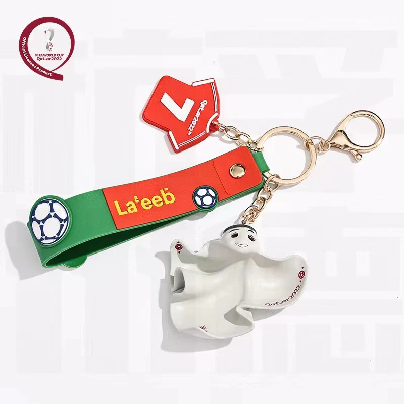 FIFA2022 Qatar World Cup Soccer Souvenir Argentina Brazil Keychain - Image 5