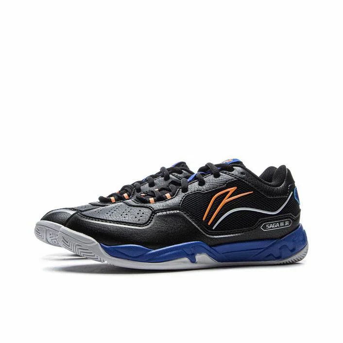 Kids Li-Ning Saga 3 Badminton Shoes - Black - Image 2
