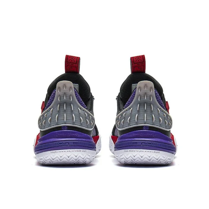 （Kids）Li-Ning Wade All City 11 - Black/Red/Purple - Image 5