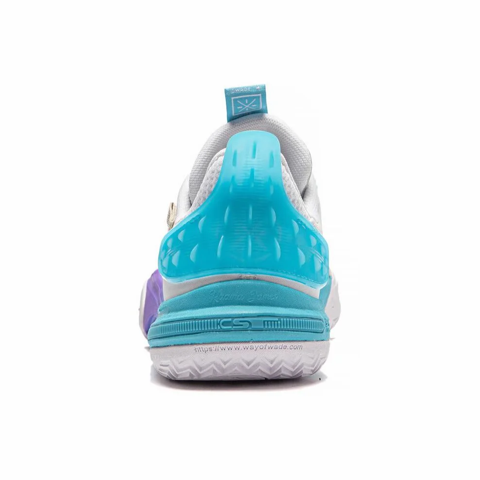 （Kids）Li-Ning Wade All City 11 - White/Blue/Purple - Image 6