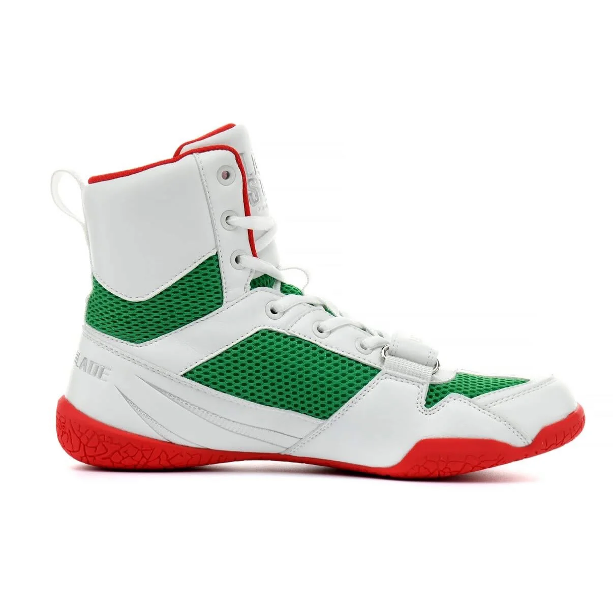 Lara Star Professional Boxing Training Shoes - Green/White - Image 3