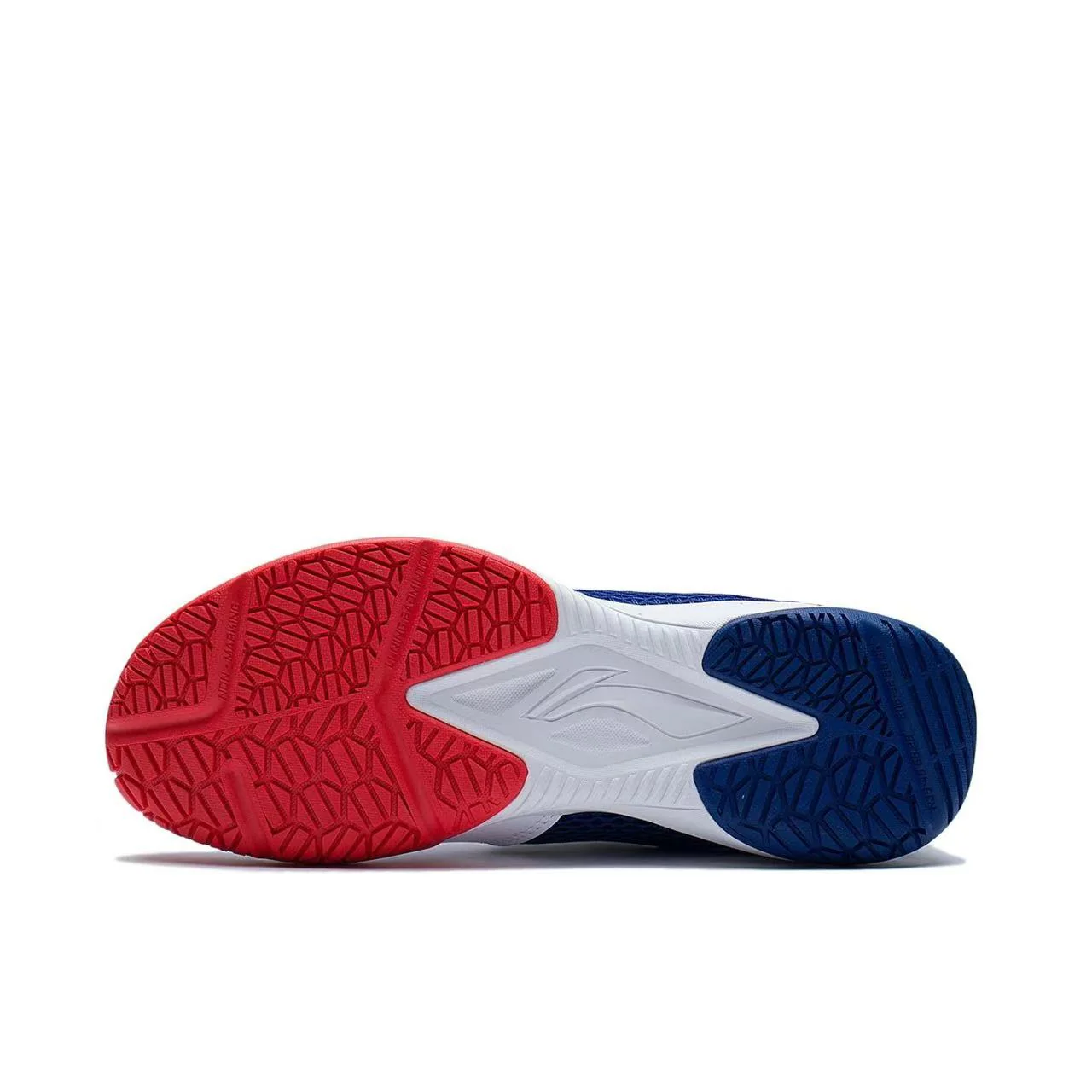 Li-Ning AXforce LT-01 Lite Badminton Shoes - White/Blue/Red - Image 3