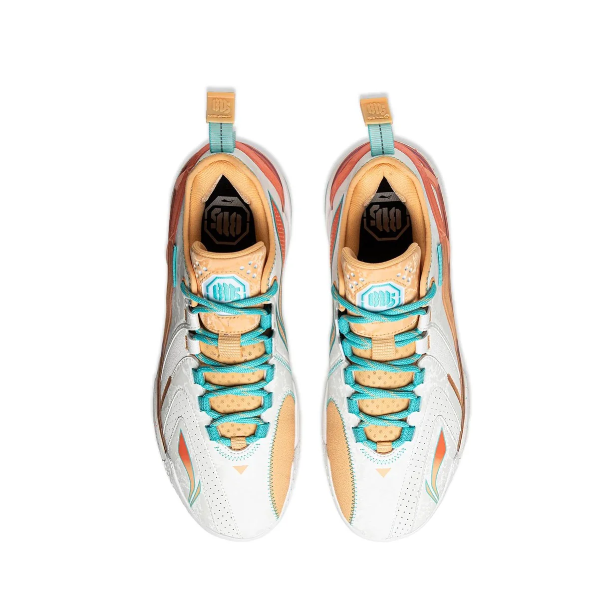 Li-Ning Badfive 4.5 - White/Orange - Image 5