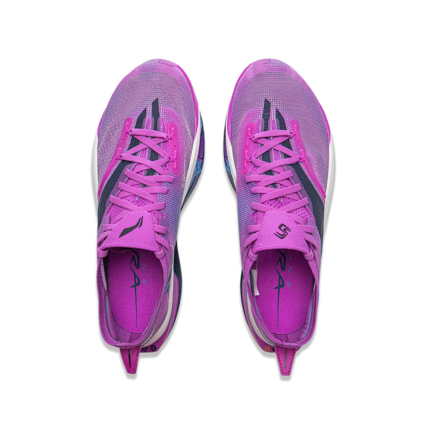 （Men）Li-Ning Feidian 5 Ultra Marathon Running Shoes - Purple - Image 5