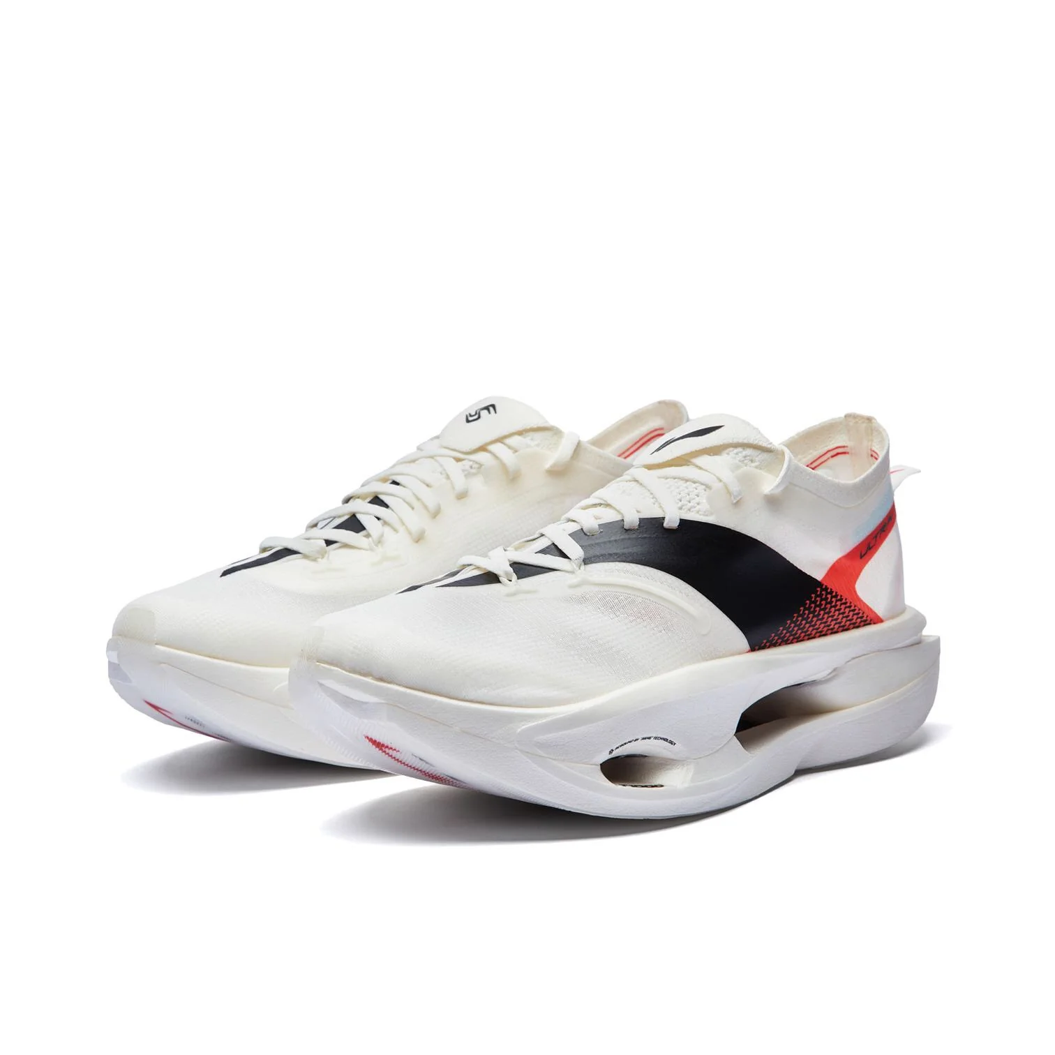 （Men）Li-Ning Feidian 5 Ultra Marathon Running Shoes - White - Image 2