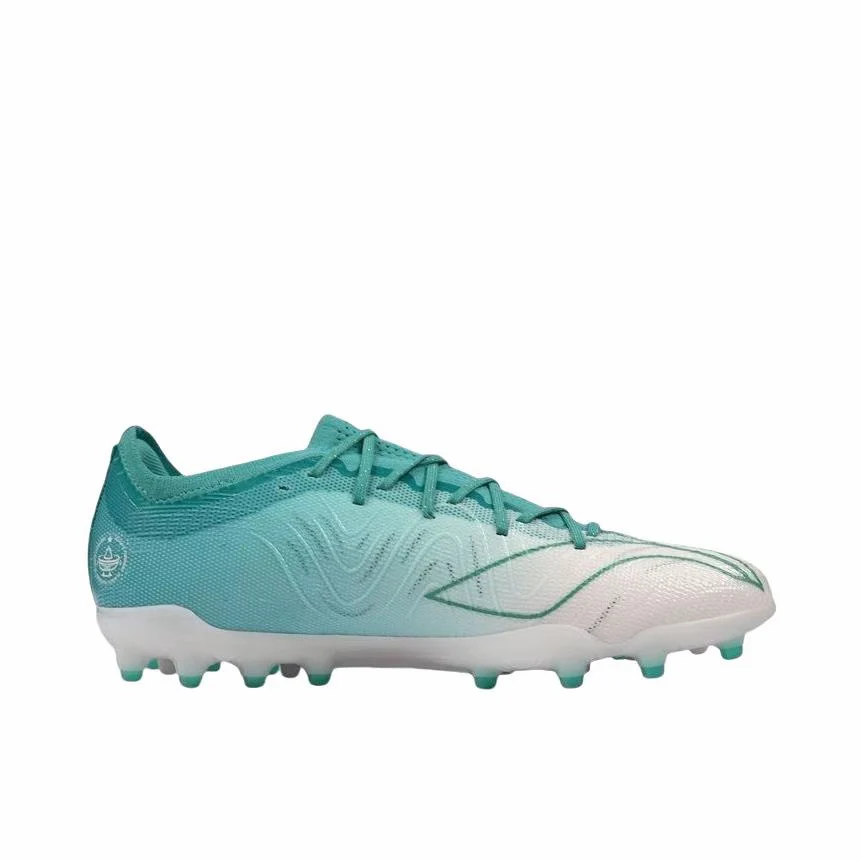 Li-Ning Ji Ying 3 MG Short Spike Soccer Boots - White/Green - Image 2