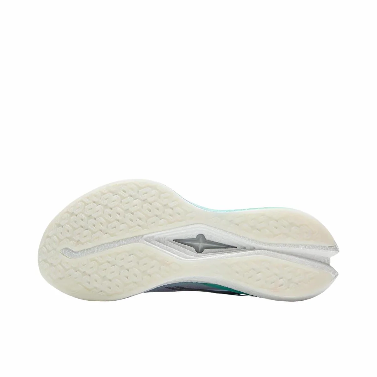 （Men & Women）【Xiao Zhan 】 Li-Ning Red Hare 8 Pro Running Shoes - Green/Blue/White - Image 3