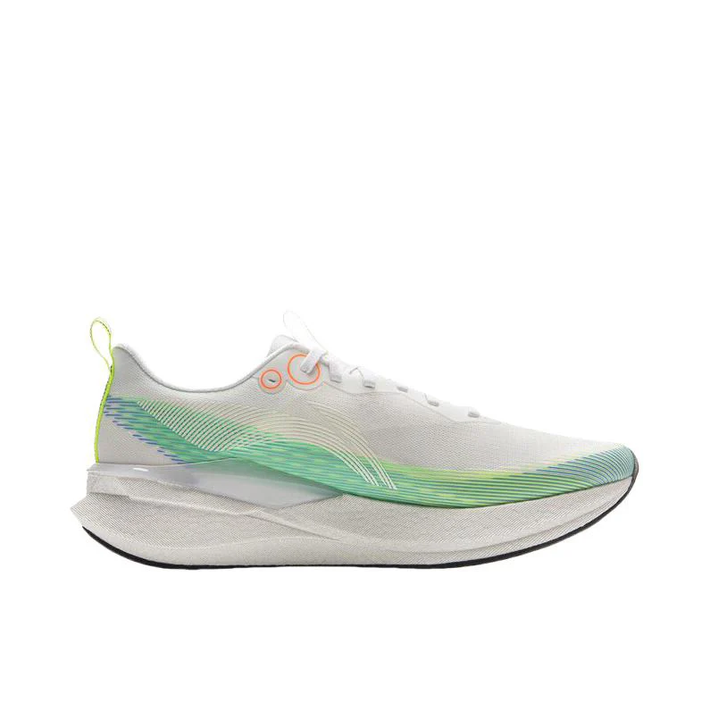 【Xiao Zhan 】Li-Ning Red Hare 8 Pro Running Shoes - White/Green - Image 3