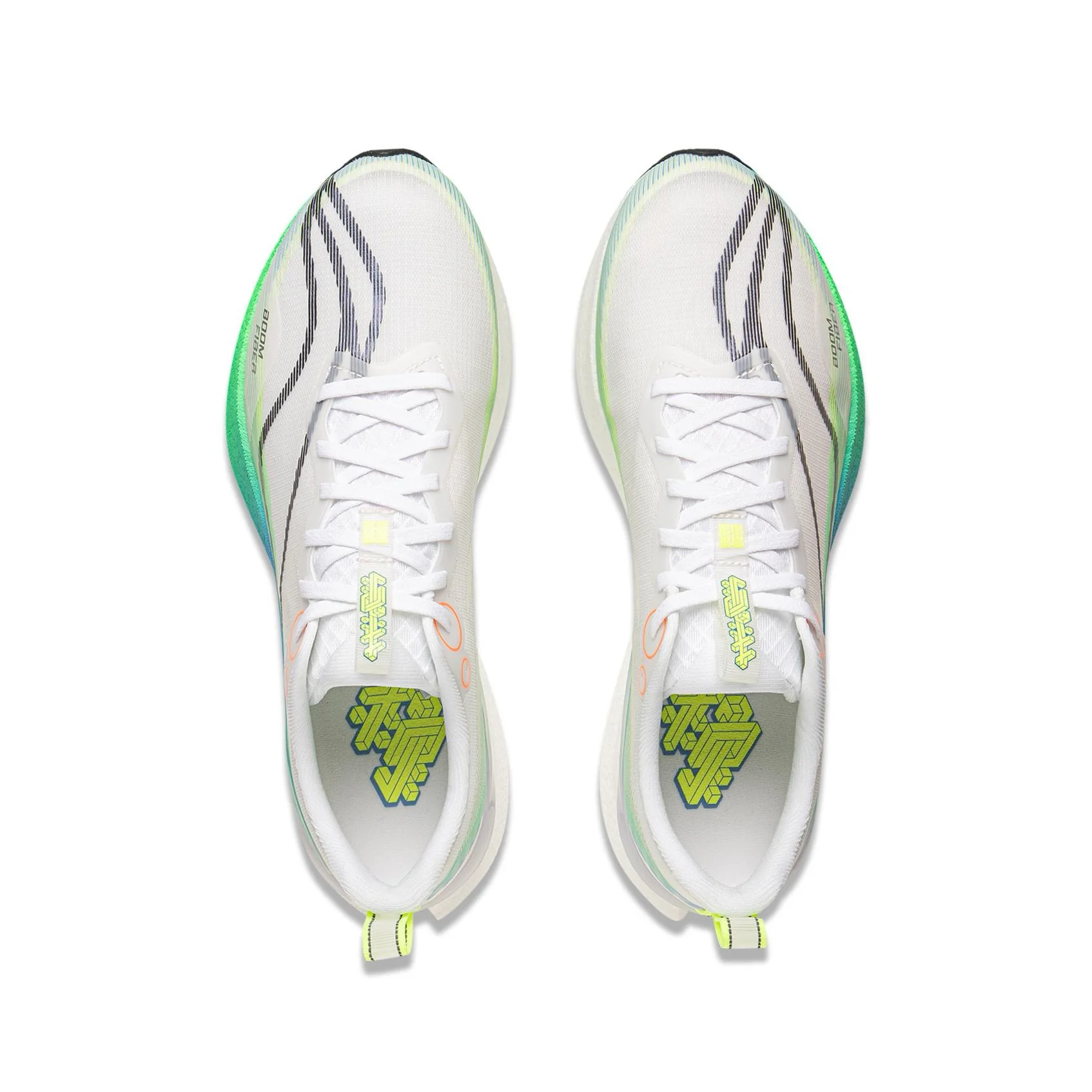 【Xiao Zhan 】Li-Ning Red Hare 8 Pro Running Shoes - White/Green - Image 4