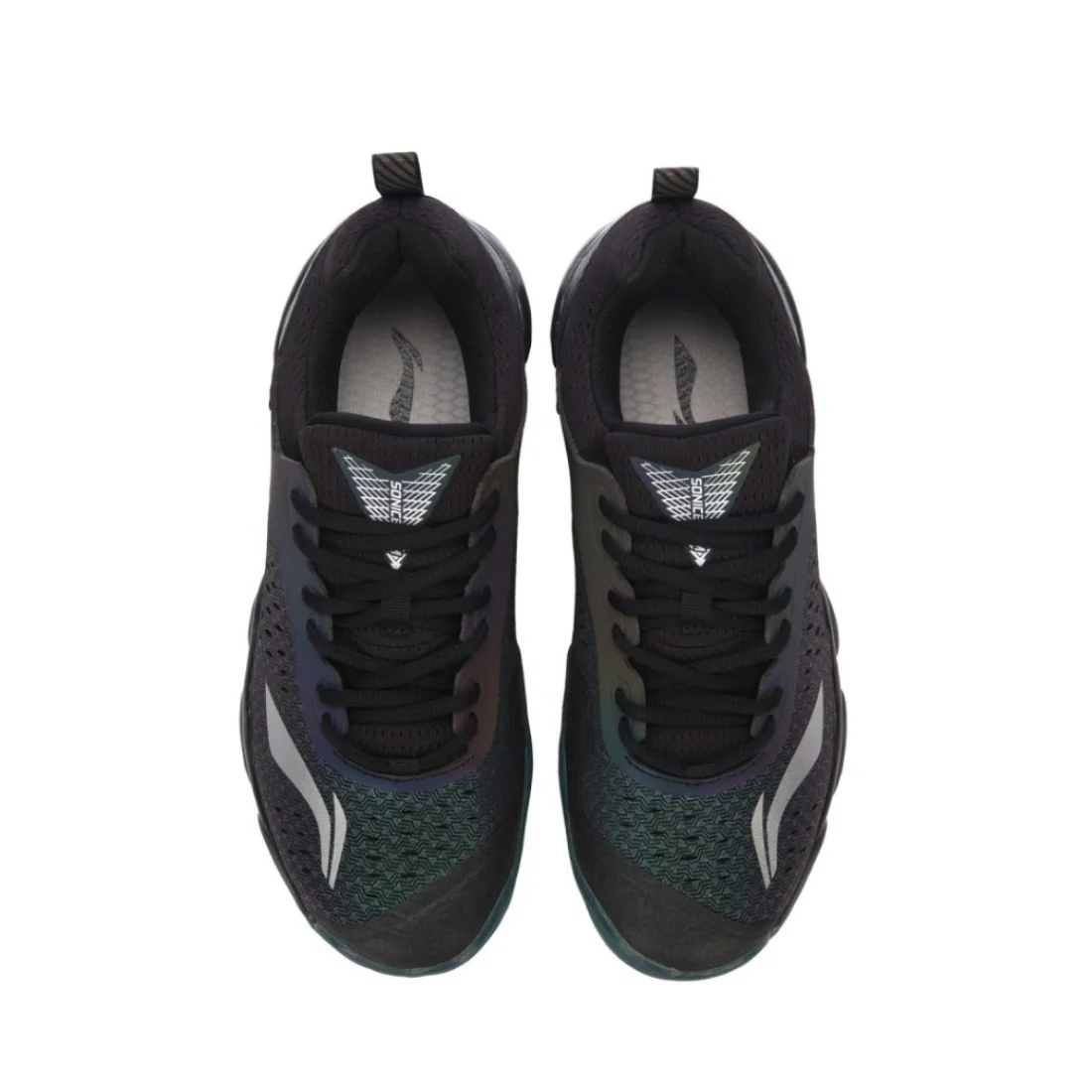 Li-Ning Sonic Boom 1.0 Badminton Shoes - Black/Blue - Image 5