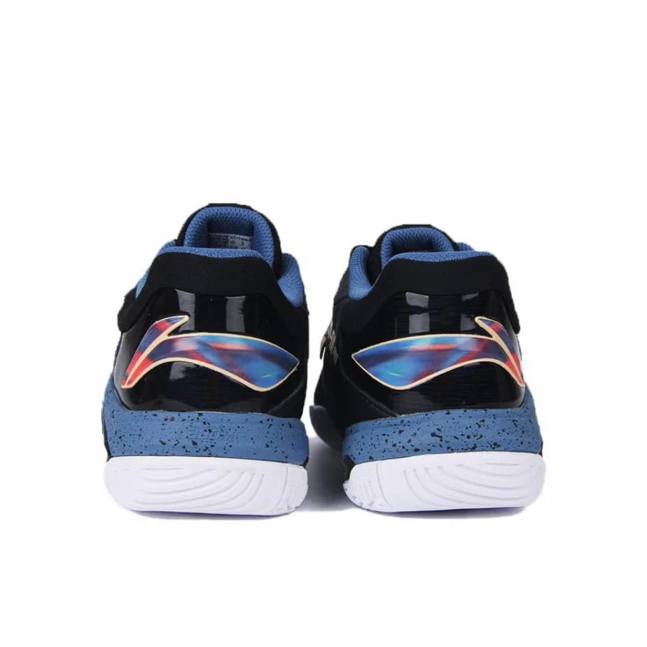 Li-Ning Thunder Pro Badminton Shoes - Black Blue - Image 4