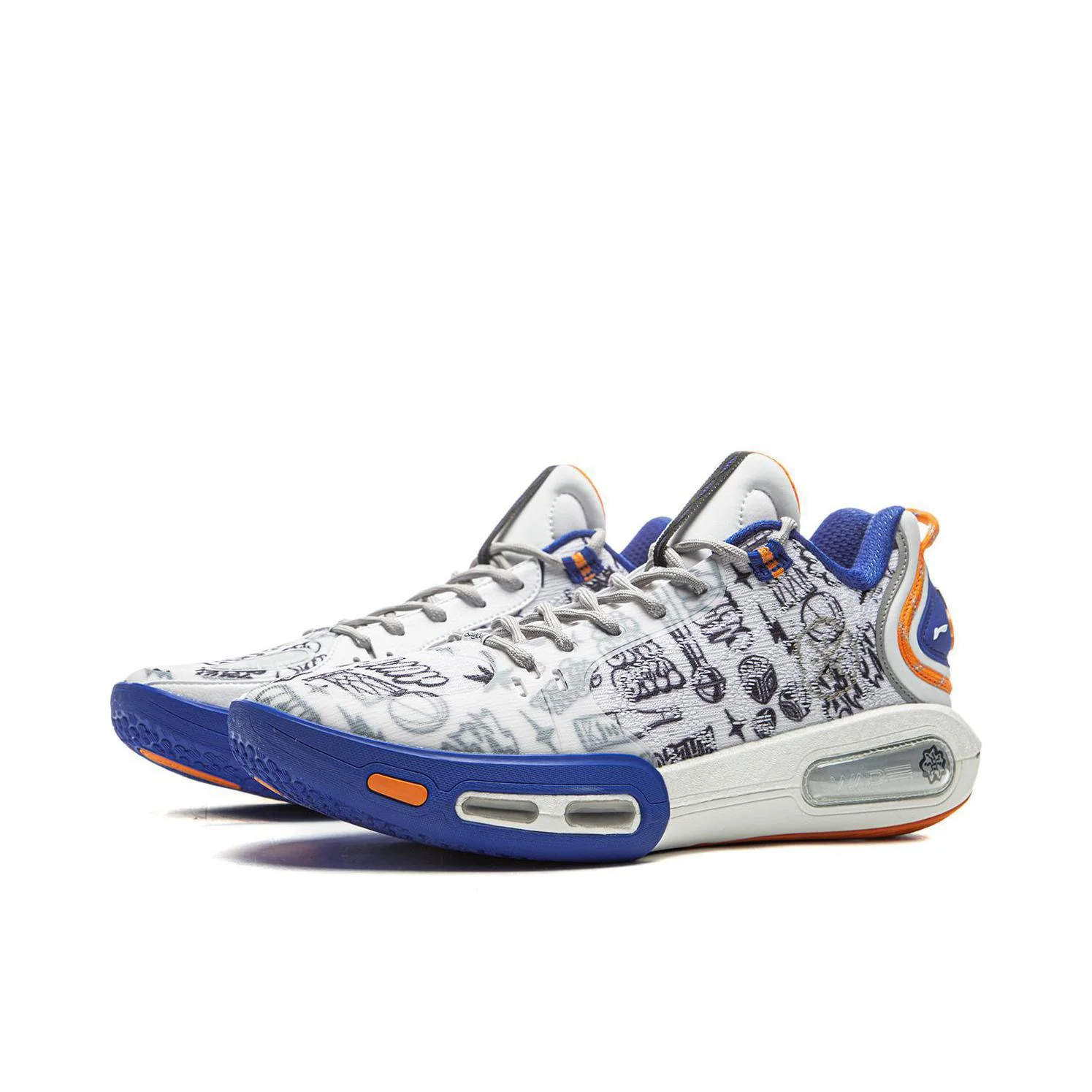 Li-Ning Wade Shadow 7 - White/Blue - Image 2