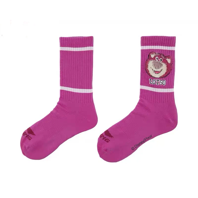 Li-Ning x Pixar Strawberry Bear Sports Socks - Image 4