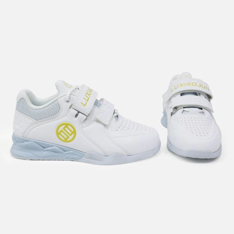 Lu Xiaojun Lifter 1.0 Professional Weightlifting Shoes / Squat Shoes - White - Image 3