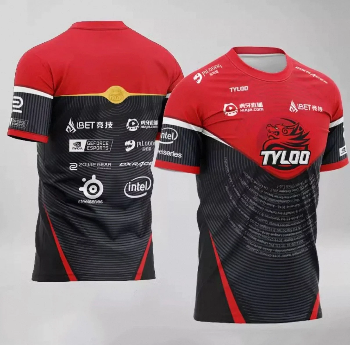 TYLOO Esports CSGO Customizable ID Major Gaming Jersey - DANK1NG & Eggplant - Image 10