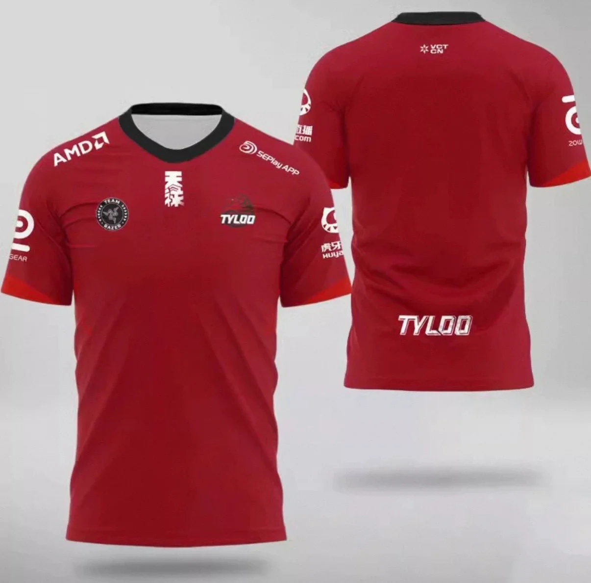 TYLOO Esports CSGO Customizable ID Major Gaming Jersey - DANK1NG & Eggplant - Image 8