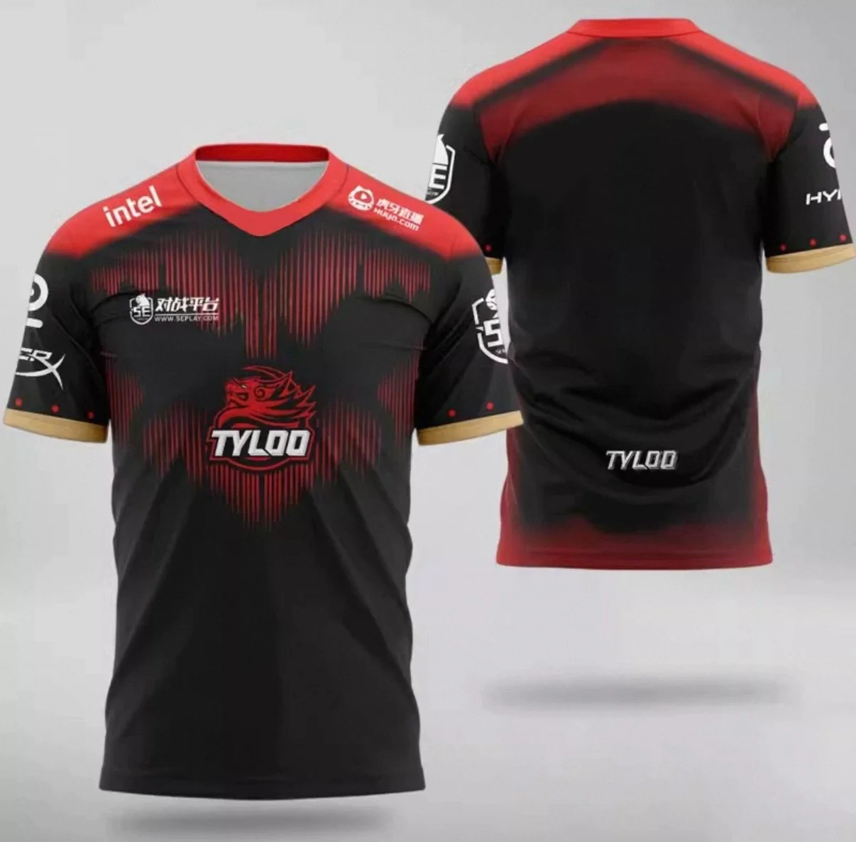 TYLOO Esports CSGO Customizable ID Major Gaming Jersey - DANK1NG & Eggplant - Image 9