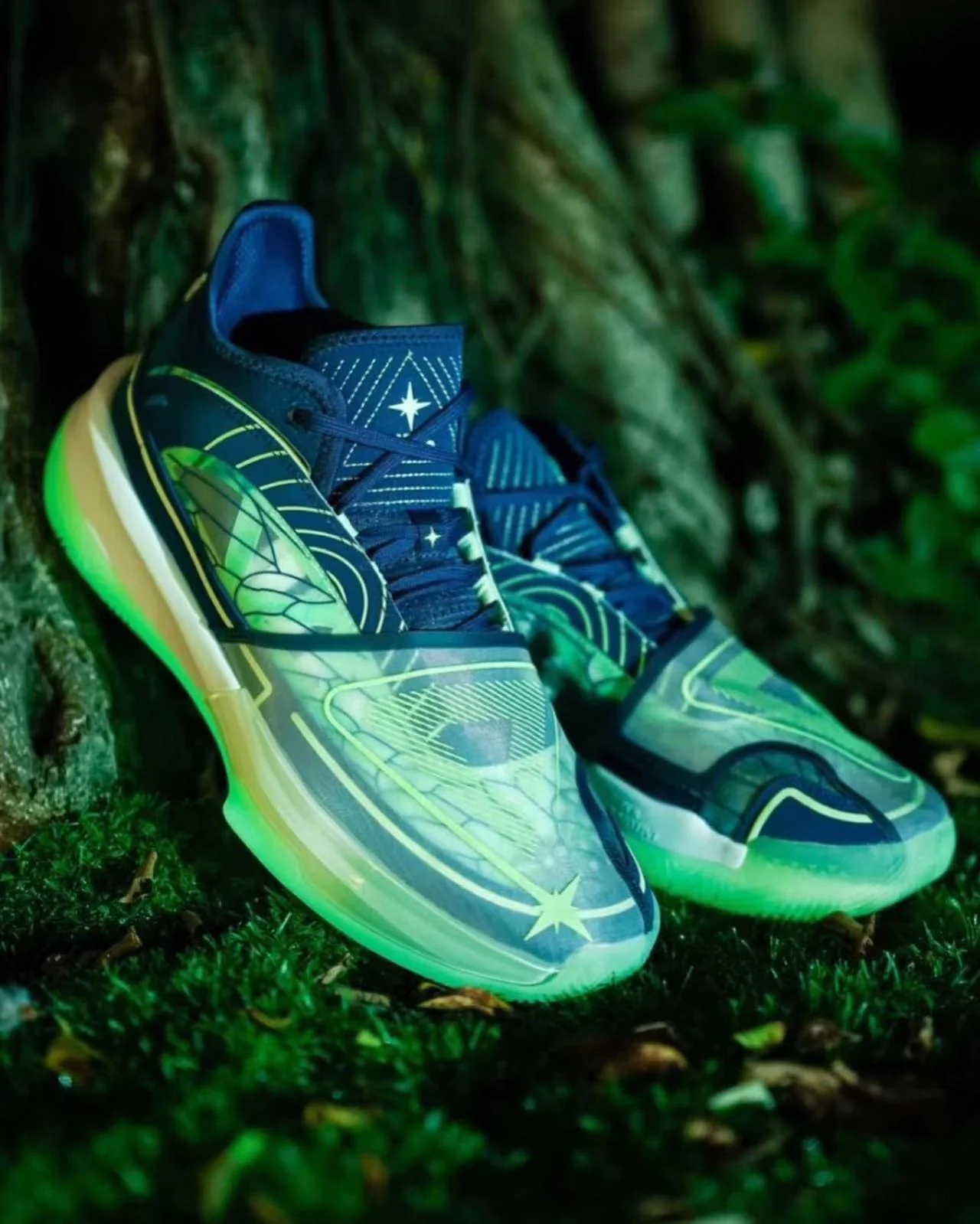 Uzis x Peak Andrew Wiggins Big Triangle - Firefly - Image 3