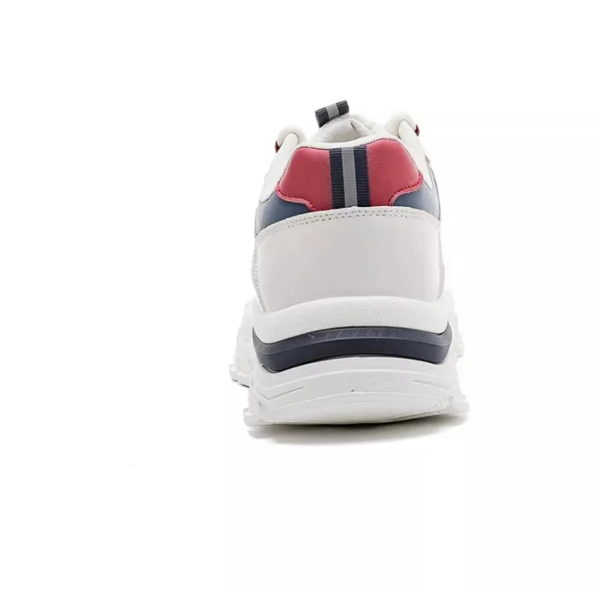 Warrior Thick Sole Height Increasing Dad Shoes - White/Blue/Red - Image 8